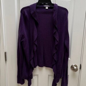 Charter Club Women's Purple Cashmere Sweater